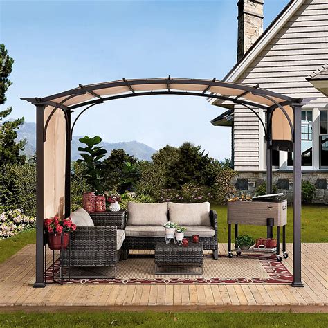 metal fabricated pergola|metal pergola home depot.